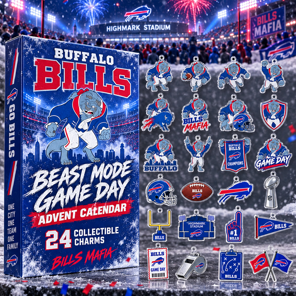 Buffalo Bills x Beast Mode Game Day Advent Calendar 2026 For Football Fans 1 Buffalo Bills x Beast Mode Game Day Advent Calendar 2026 For Football Fans