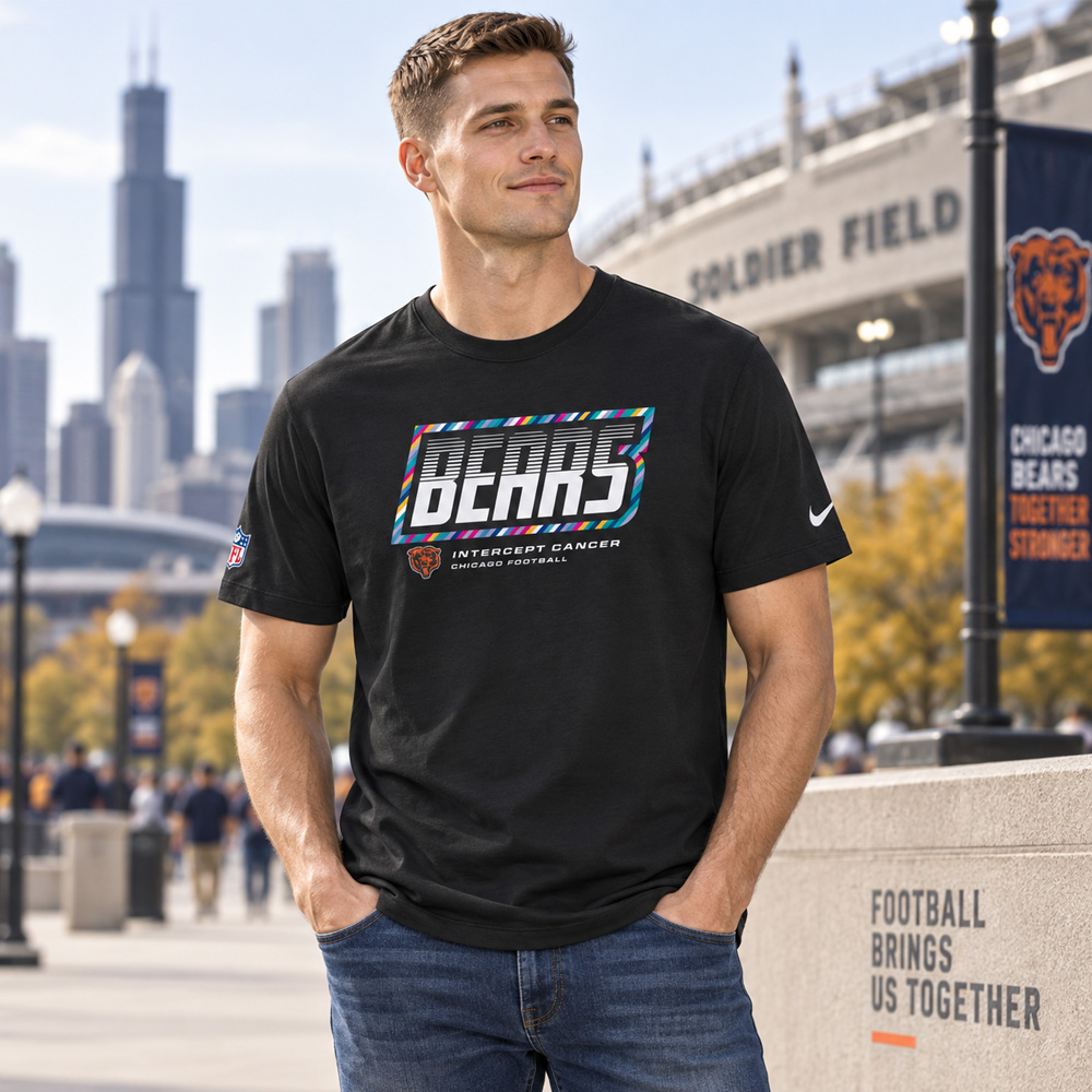Chicago Bears 2026 Crucial Catch Graphic Shirt for Football Fans 5 Chicago Bears 2026 Crucial Catch Graphic Shirt for Football Fans - Image 5
