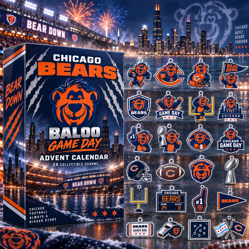 Chicago Bears x Baloo Game Day Advent Calendar 2026 For Football Fans 2 Chicago Bears x Baloo Game Day Advent Calendar 2026 For Football Fans