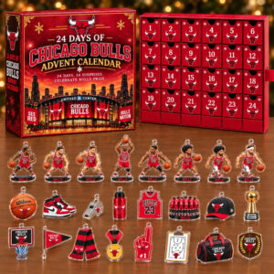 Chicago Bulls Christmas 2026 Advent Calendar for Basketball Fans