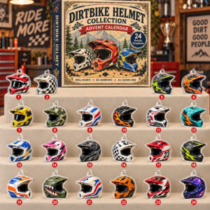 Christmas Dirtbike Helmet Collection 2026 Advent Calendar