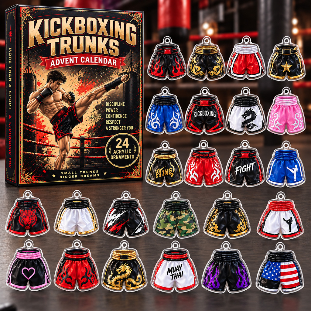 Christmas Kickboxing Gym 2026 Advent Calendar Countdown