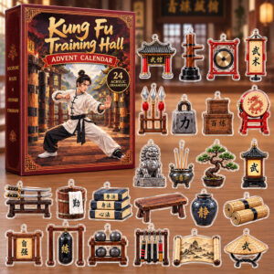 Christmas Kung Fu Training Hall 2026 Advent Calendar for Martial Arts Fans