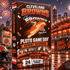 Cleveland Browns x Pluto Game Day Advent Calendar 2026 For Football Fans