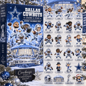 Dallas Cowboys Legends And Stars Advent Calendar 2026 For Football Fans