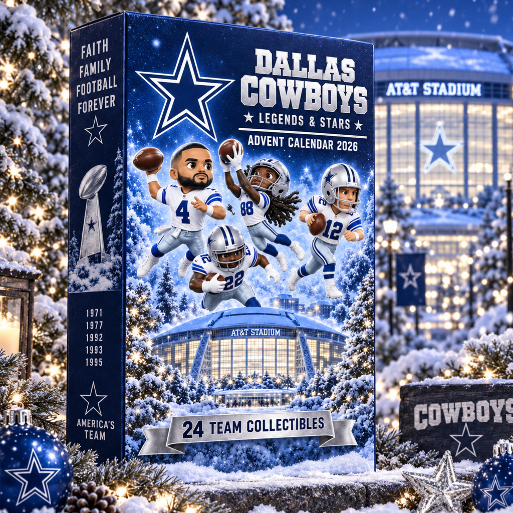 Dallas Cowboys Legends And Stars Advent Calendar 2026 For Football Fans 2 Dallas Cowboys Legends And Stars Advent Calendar 2026 For Football Fans