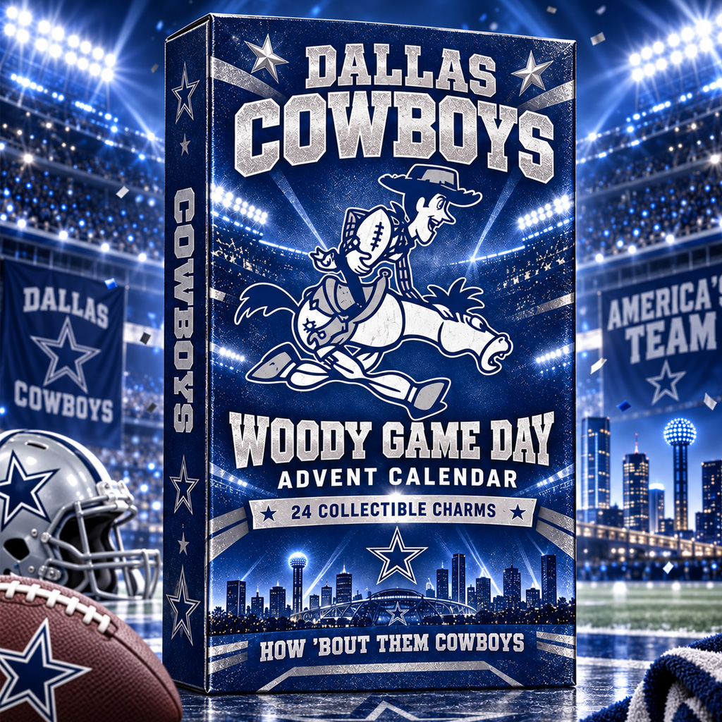 Dallas Cowboys x Woody Game Day Advent Calendar 2026 For Football Fans 1 Dallas Cowboys x Woody Game Day Advent Calendar 2026 For Football Fans