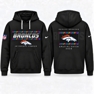Denver Broncos 2026 Crucial Catch Graphic Hoodie Version 3 for Football Fans
