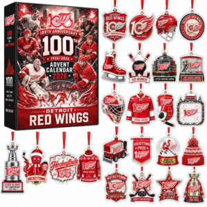 Detroit Red Wings 100th Anniversary 1926-2026 Advent Calendar for Hockey Fans