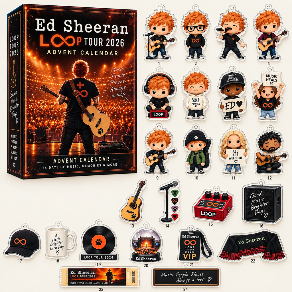 Ed Sheeran Loop Tour 2026 Advent Calendar