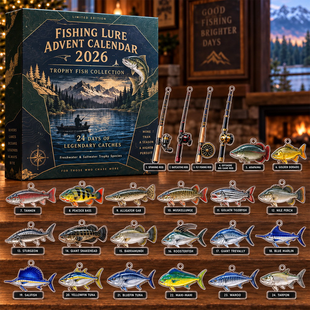 Fishing Lure Advent Calendar 2026 Trophy Fish Collection