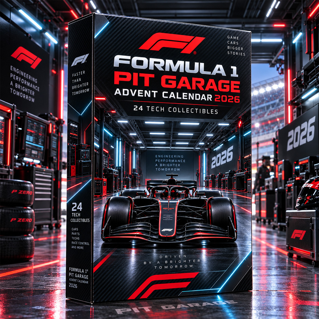 Formula 1 Pit Garage Advent Calendar 2026 for F1 Fans 1 Formula 1 Pit Garage Advent Calendar 2026 for F1 Fans
