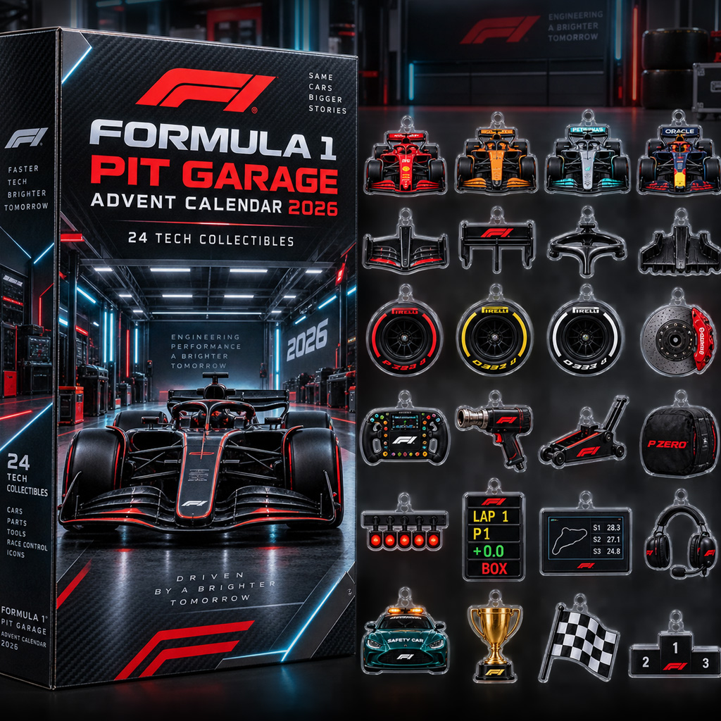 Formula 1 Pit Garage Advent Calendar 2026 for F1 Fans 2 Formula 1 Pit Garage Advent Calendar 2026 for F1 Fans
