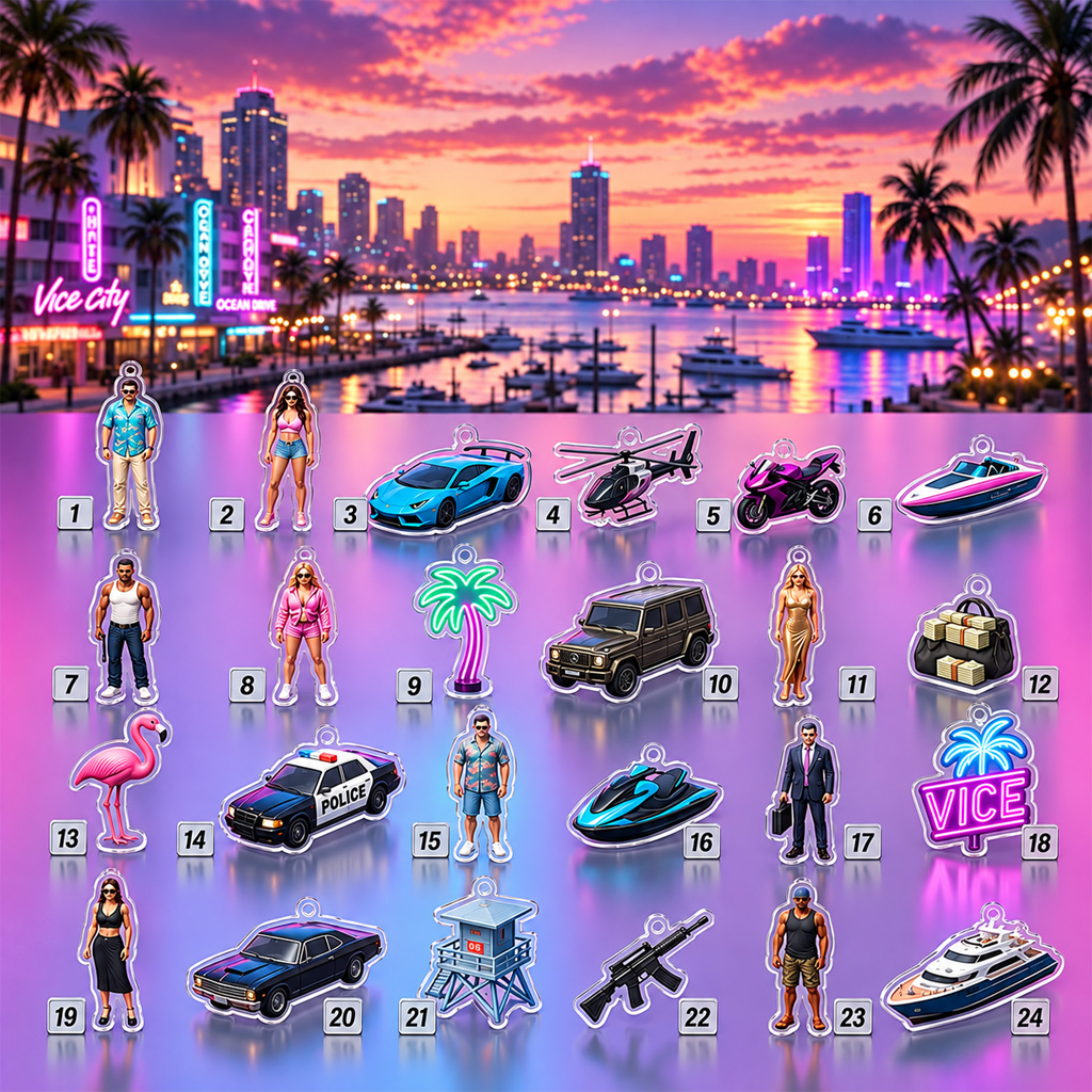 GTA 6 Vice City 2026 Advent Calendar 1 GTA 6 Vice City 2026 Advent Calendar