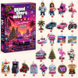 Grand Theft Auto VI Christmas Advent Calendar 2026 for GTA Fans