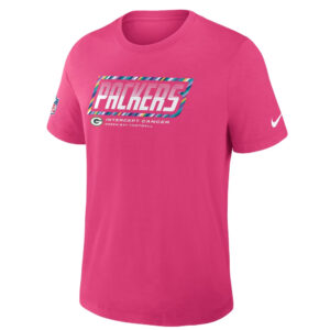 Green Bay Packers 2026 Crucial Catch Graphic Pink Shirt for Football Fans