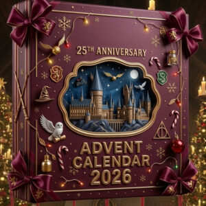 Harry Potter 25th Anniversary 2026 Advent Calendar Christmas For Harry Potter Fans