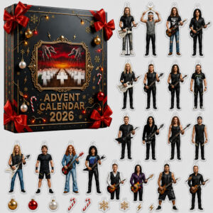 Heavy Metal Rock Band Metallica 2026 Advent Calendar