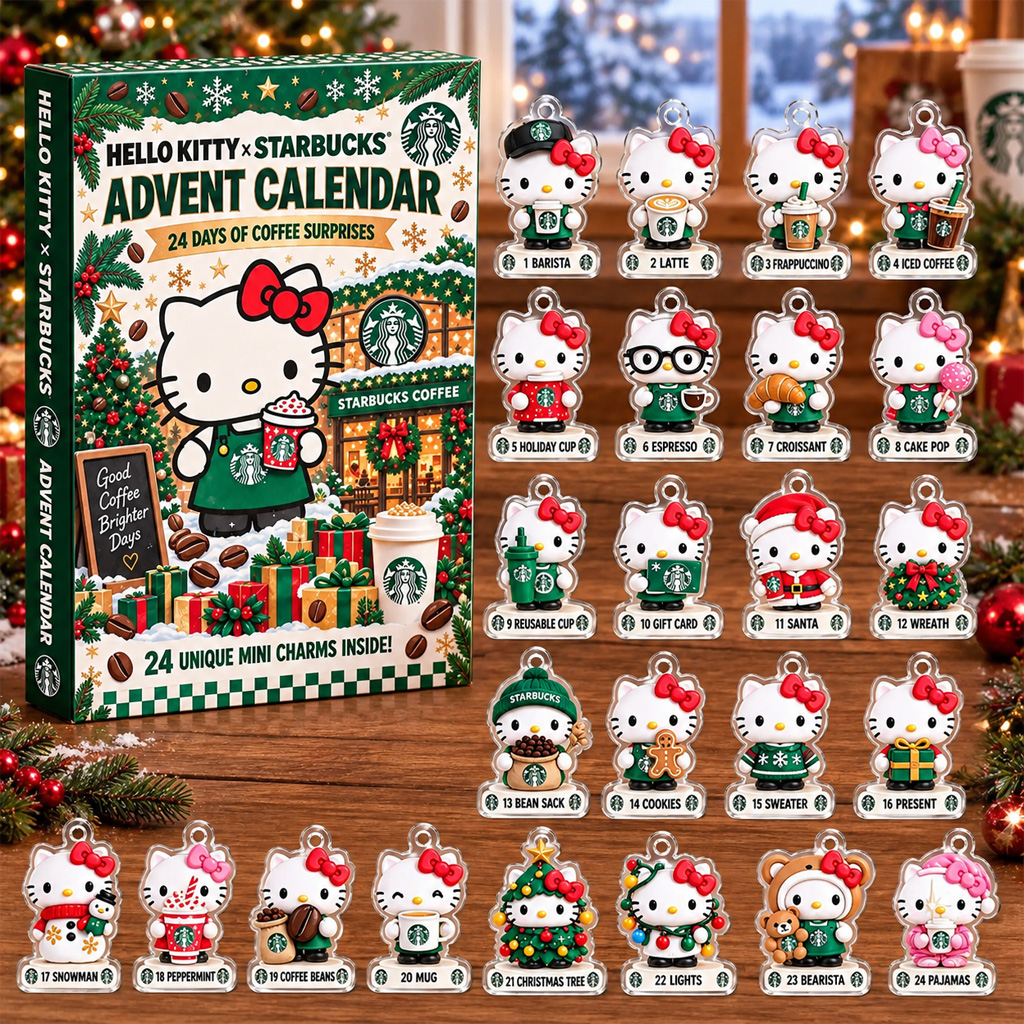 Hello Kitty x Starbucks 2026 Advent Calendar for Hello Kitty Fans