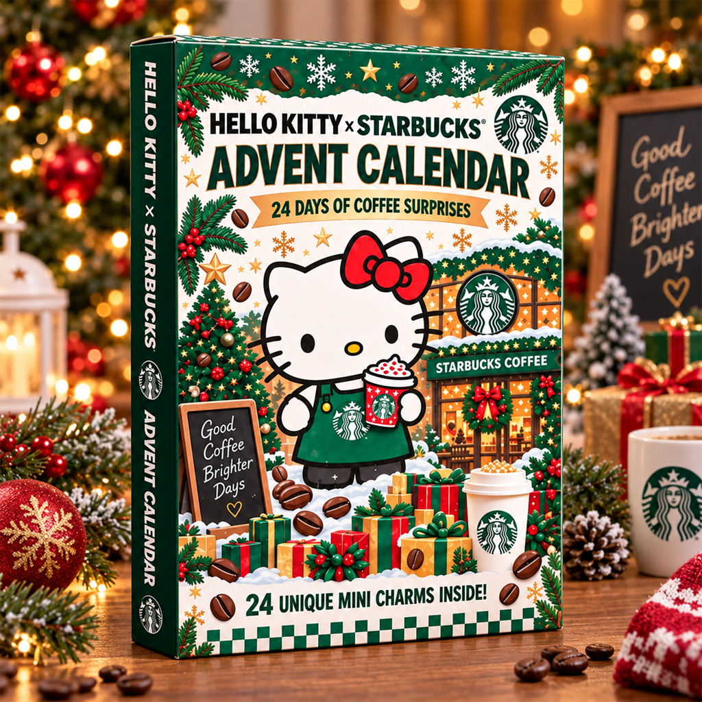 Hello Kitty x Starbucks 2026 Advent Calendar for Hello Kitty Fans