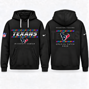 Houston Texans 2026 Crucial Catch Graphic Hoodie Version 3 for Football Fans