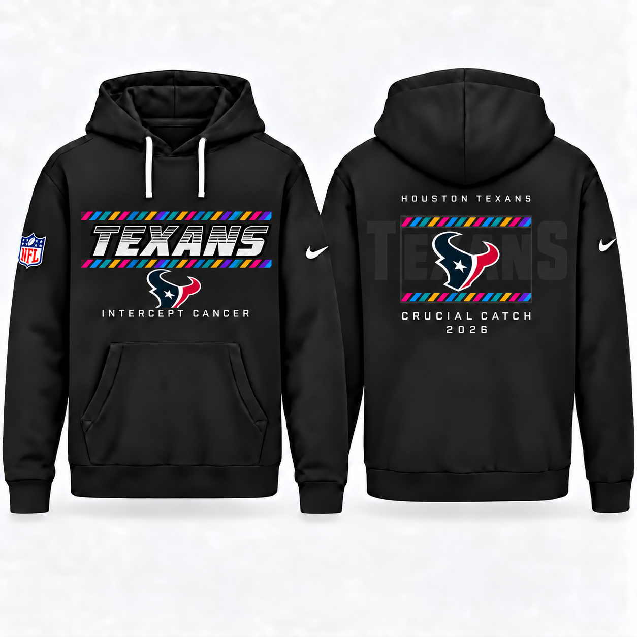 Houston Texans 2026 Crucial Catch Graphic Hoodie Version 3 for Football Fans 1 Houston Texans 2026 Crucial Catch Graphic Hoodie Version 3 for Football Fans