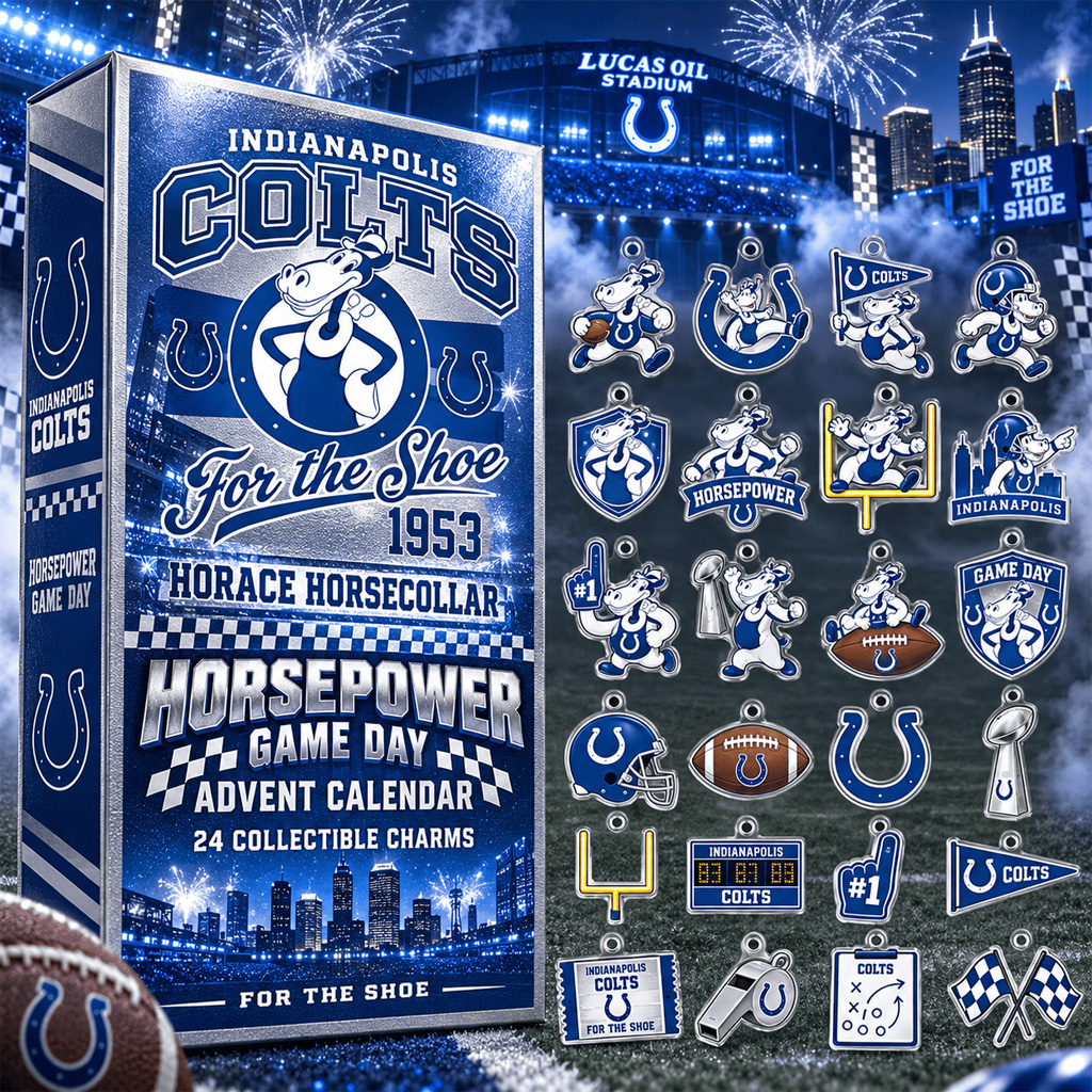 Indianapolis Colts X Horace Horsecollar Game Day 2026 Advent Calendar 2 Indianapolis Colts X Horace Horsecollar Game Day 2026 Advent Calendar