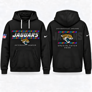 Jacksonville Jaguars 2026 Crucial Catch Graphic Hoodie Version 3 for Football Fans