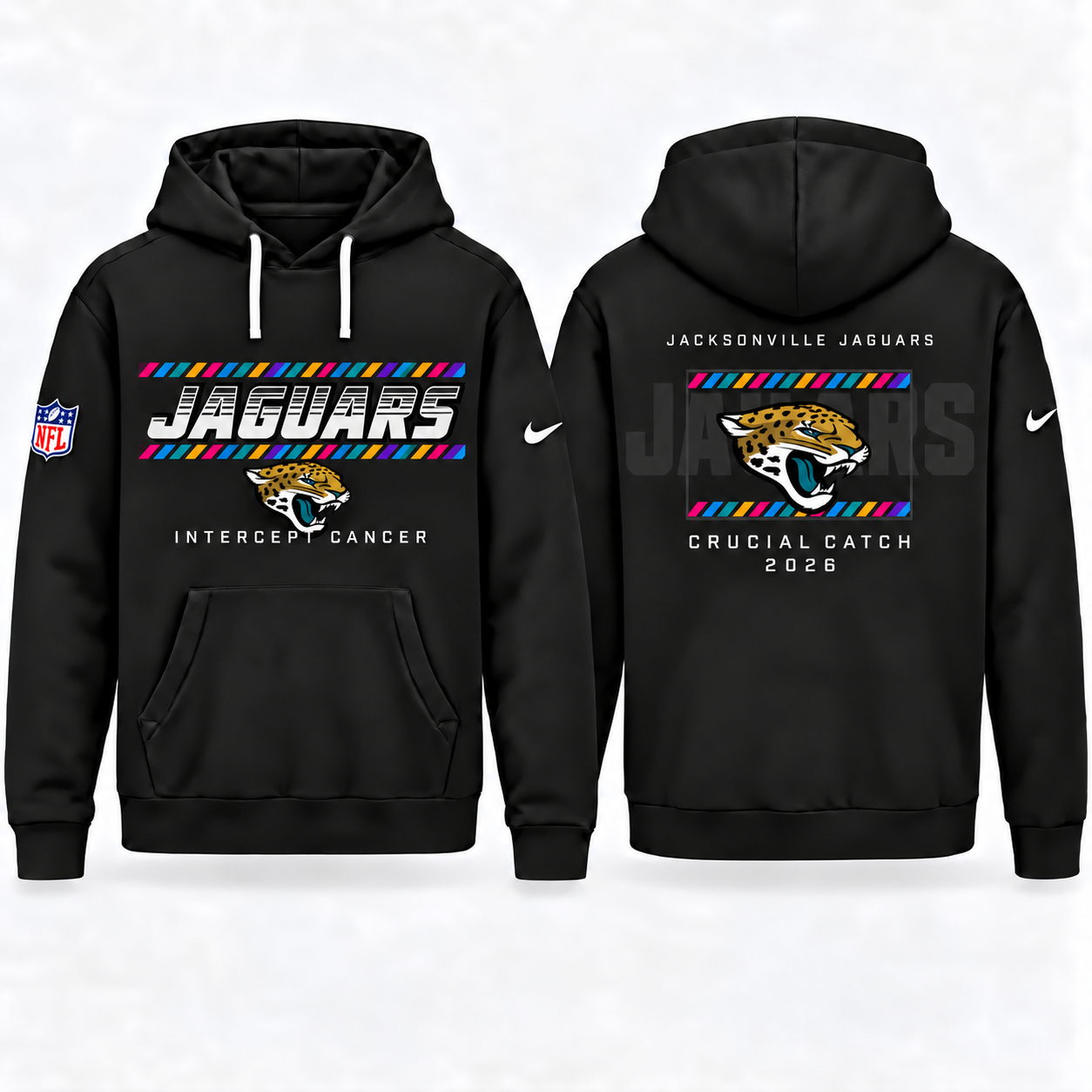Jacksonville Jaguars 2026 Crucial Catch Graphic Hoodie Version 3 for Football Fans 1 Jacksonville Jaguars 2026 Crucial Catch Graphic Hoodie Version 3 for Football Fans