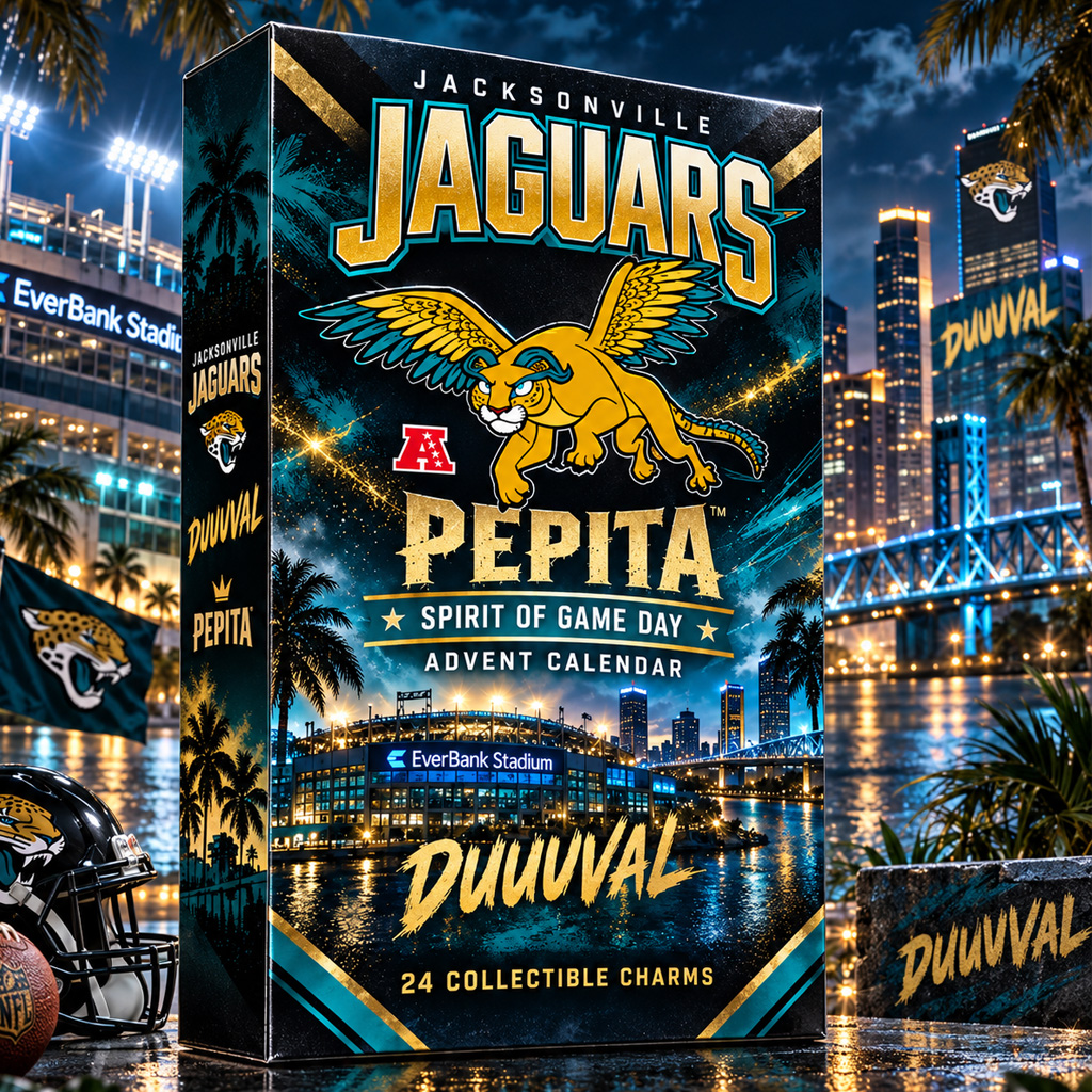 Jacksonville Jaguars x Pepita Game Day Advent Calendar 2026 For Football Fans 2 Jacksonville Jaguars x Pepita Game Day Advent Calendar 2026 For Football Fans