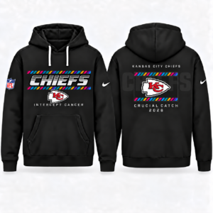 Kansas City Chiefs 2026 Crucial Catch Graphic Hoodie Version 3 for Football Fans