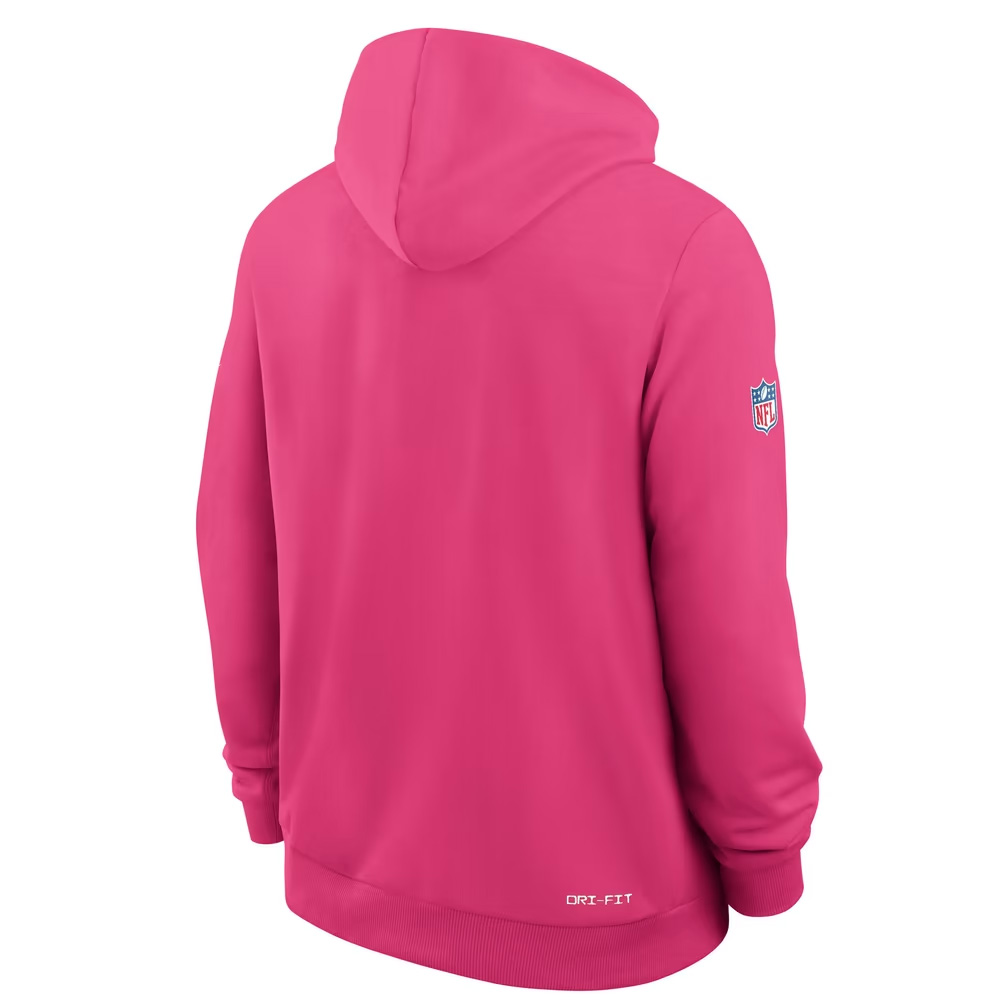 Kansas City Chiefs 2026 Crucial Catch Graphic Pink Shirt for Football Fans 4 Kansas City Chiefs 2026 Crucial Catch Graphic Pink Shirt for Football Fans - Image 4