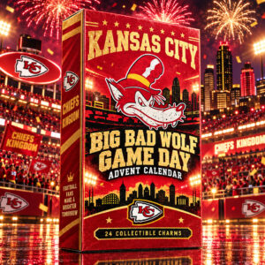 Kansas City Chiefs x Big Bad Wolf Game Day Advent Calendar 2026 For Football Fans