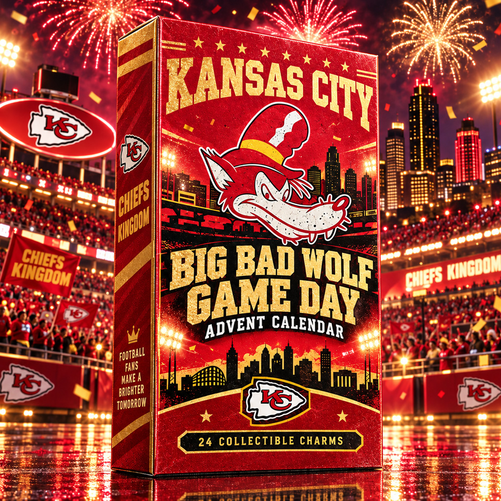 Kansas City Chiefs x Big Bad Wolf Game Day Advent Calendar 2026 For Football Fans 1 Kansas City Chiefs x Big Bad Wolf Game Day Advent Calendar 2026 For Football Fans