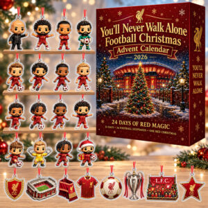 Liverpool You&rsquo;ll Never Walk Alone Football Christmas Advent Calendar For Soccer Fans