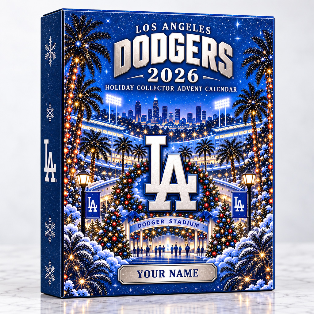 Los Angeles Dodgers 2026 Holiday Advent Calendar for Baseball Fans 2 Los Angeles Dodgers 2026 Holiday Advent Calendar for Baseball Fans