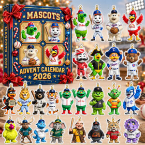 Major League Baseball Mascots 2026 Advent Calendar For Baseball Fans