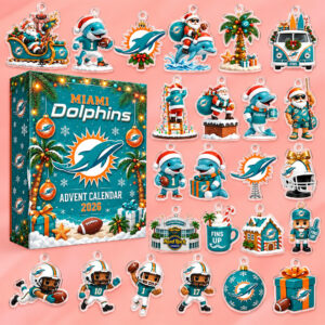 Miami Dolphins 2026 Advent Calendar for Football Fans