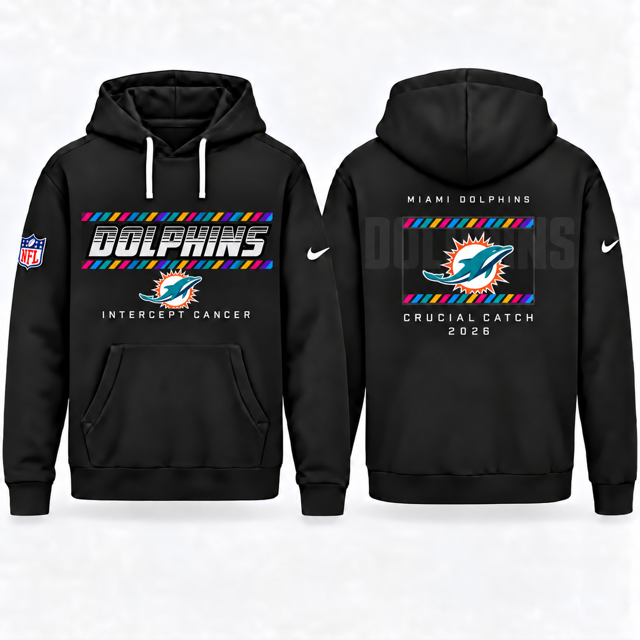 Miami Dolphins 2026 Crucial Catch Graphic Hoodie Version 3 for Football Fans 1 Miami Dolphins 2026 Crucial Catch Graphic Hoodie Version 3 for Football Fans