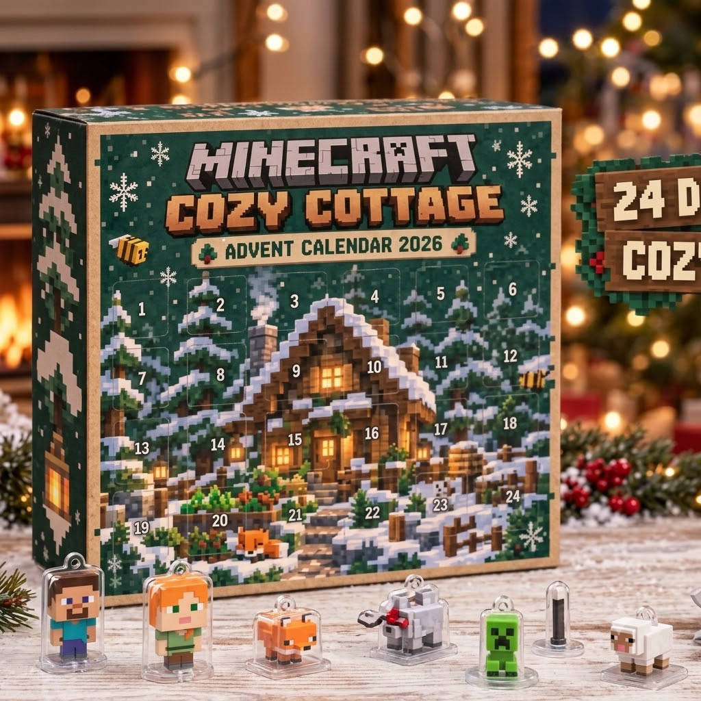 Minecraft Cozy Cottage Advent Calendar 2026 2 Minecraft Cozy Cottage Advent Calendar 2026