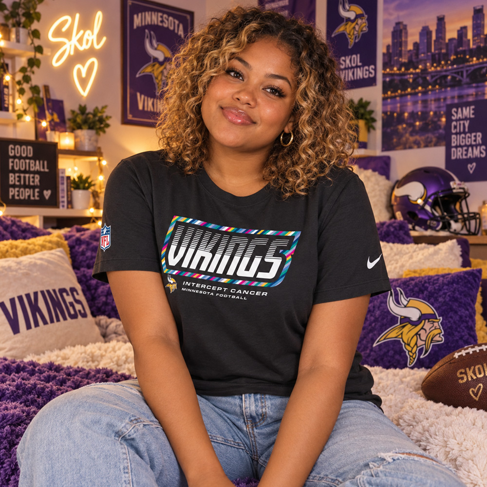 Minnesota Vikings 2026 Crucial Catch Graphic Black Shirt for Football Fans 5 Minnesota Vikings 2026 Crucial Catch Graphic Black Shirt for Football Fans - Image 5