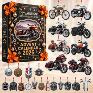Motorcycle 123rd Anniversary Advent Calendar 2026 for Motorcycle Fans