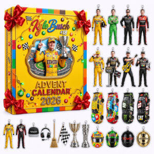 NASCAR Racing Kyle Busch Advent Calendar 2026 for NASCAR Fans