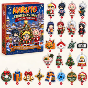 Naruto 24 Days Ninja Holiday Cheer Christmas Advent Calendar 2026 for Naruto Fans