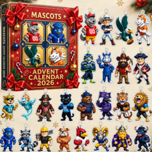 National Football League Mascots Christmas 2026 Advent Calendar For Football Fans
