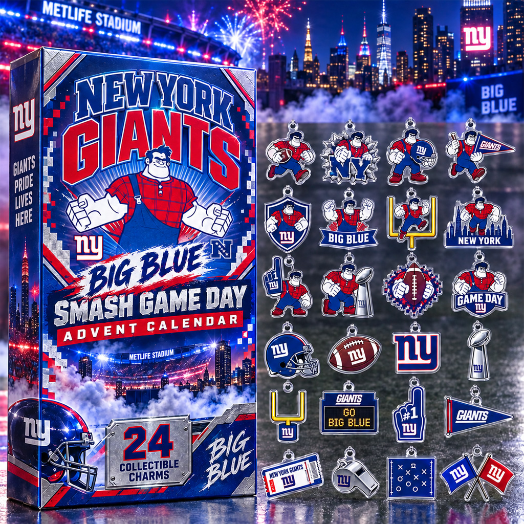 New York Giants x Big Blue Smash Game Day Advent Calendar 2026 For Football Fans 2 New York Giants x Big Blue Smash Game Day Advent Calendar 2026 For Football Fans