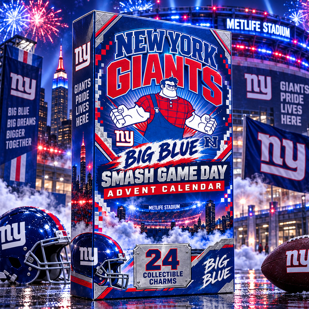 New York Giants x Big Blue Smash Game Day Advent Calendar 2026 For Football Fans 1 New York Giants x Big Blue Smash Game Day Advent Calendar 2026 For Football Fans
