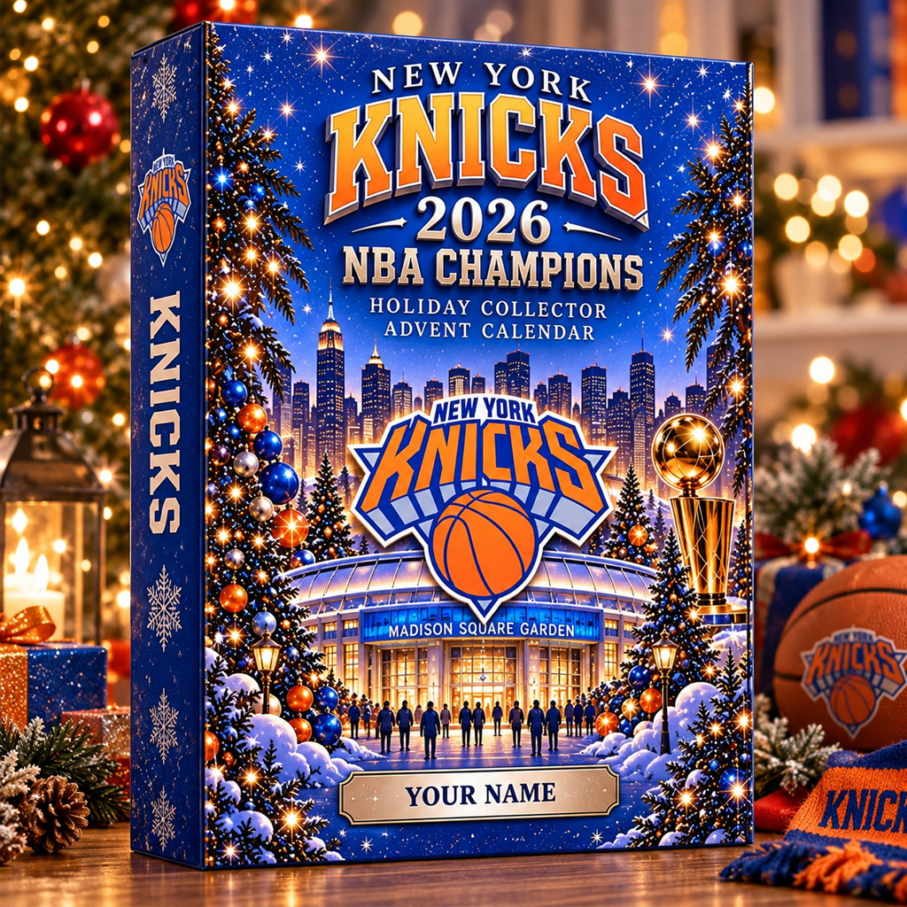 New York Knicks Champions 2026 Holiday Advent Calendar For Basketball Fans 2 New York Knicks Champions 2026 Holiday Advent Calendar For Basketball Fans