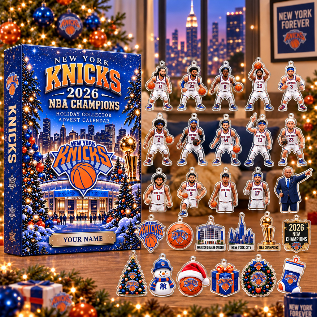 New York Knicks Champions 2026 Holiday Advent Calendar For Basketball Fans 1 New York Knicks Champions 2026 Holiday Advent Calendar For Basketball Fans