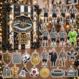 Newcastle United 145th Anniversary Advent Calendar 2026 for Soccer Fans